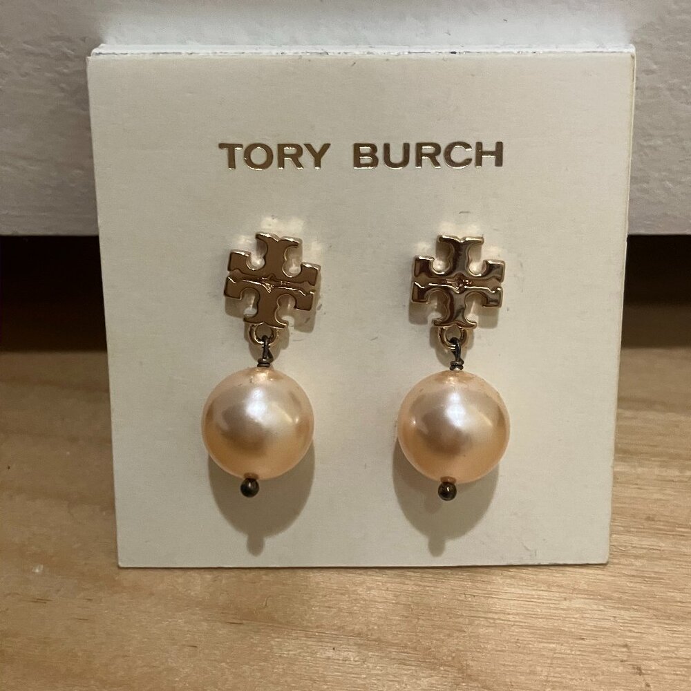 Tory Burch Pearl Drop Earrings